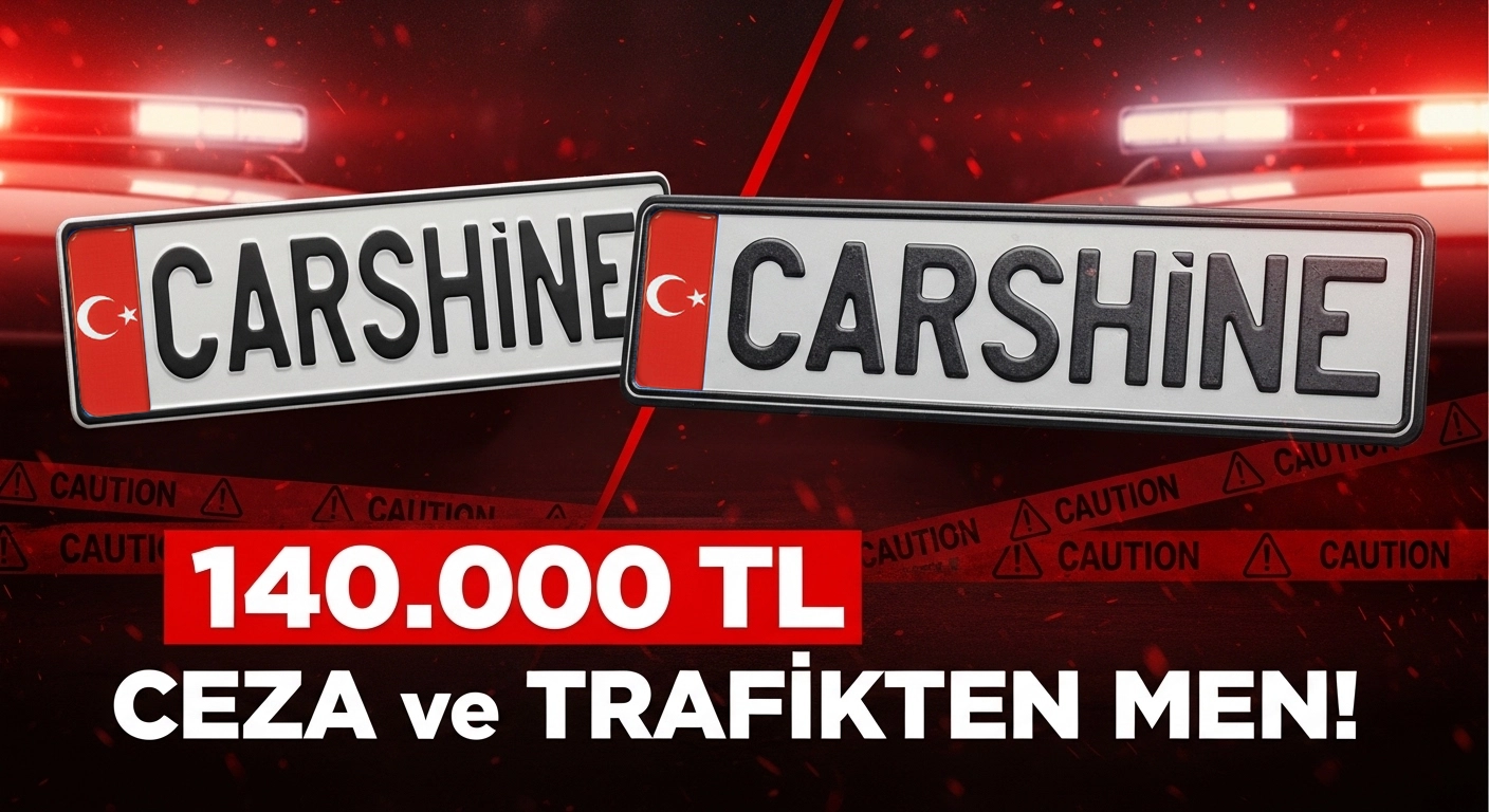 2026 app plaka cezası 140 bin tl trafikten men
