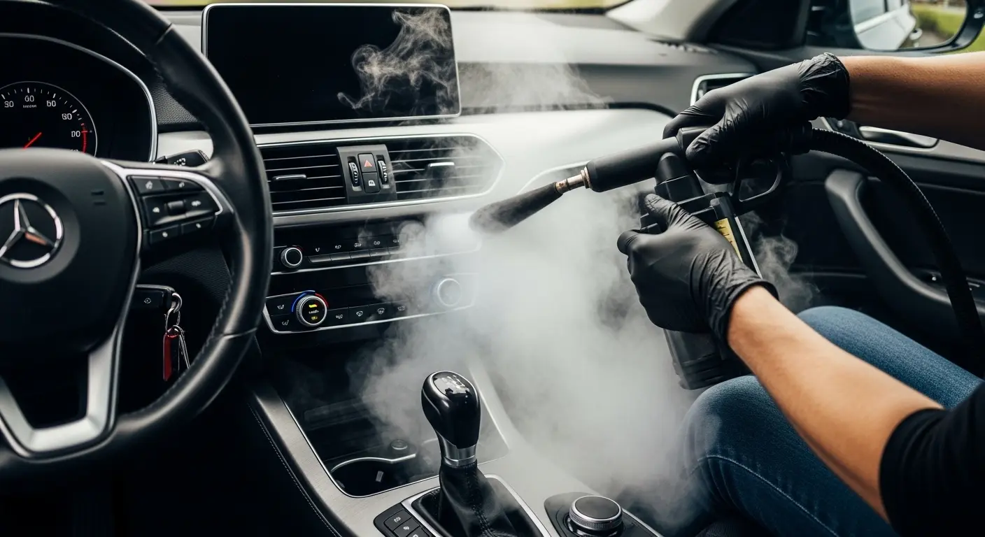 Araç içi ozonla dezenfeksiyon ve koku giderme makinesi